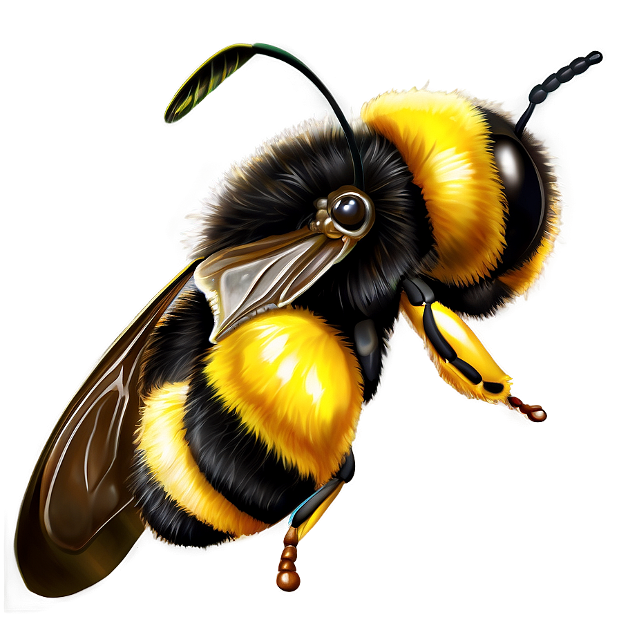 Realistic Bumblebee Insect Png Xvu45