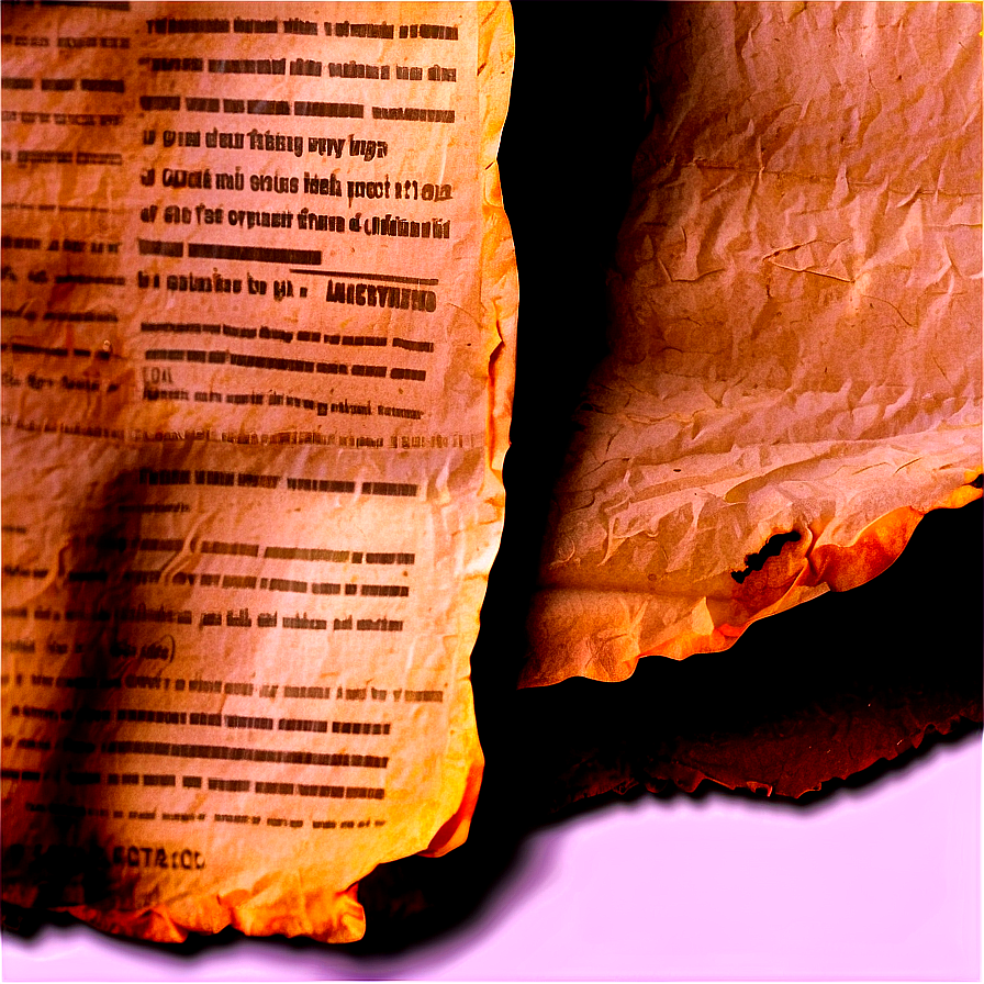 Realistic Burned Paper Png Tvh45