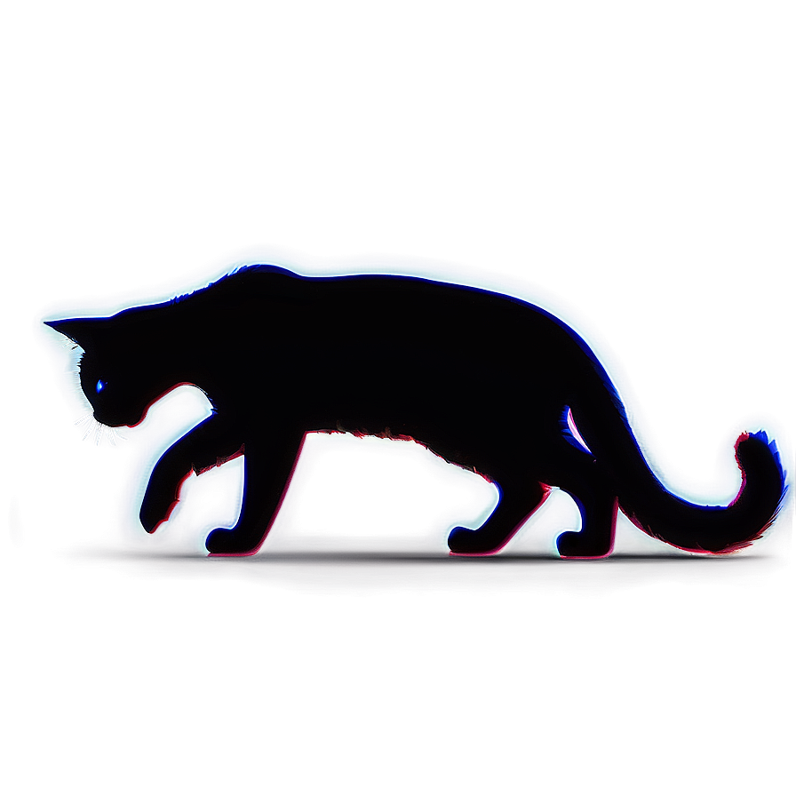 Realistic Cat Silhouette Png 06122024