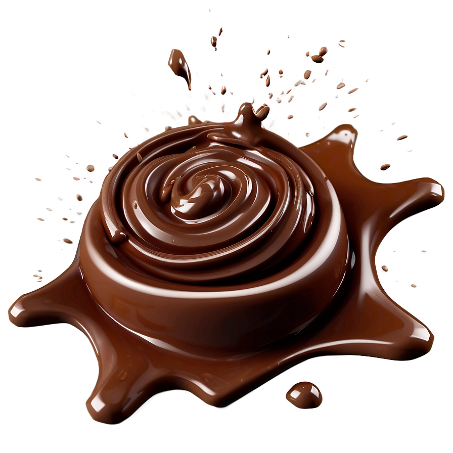 Realistic Chocolate Splash Png 06262024