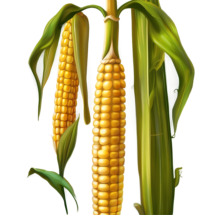 Realistic Corn Stalk Png 06122024