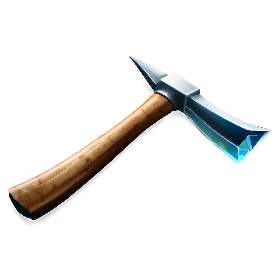 Realistic Diamond Pickaxe Png 9