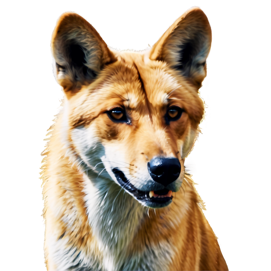 Realistic Dingo Art Png Pqd