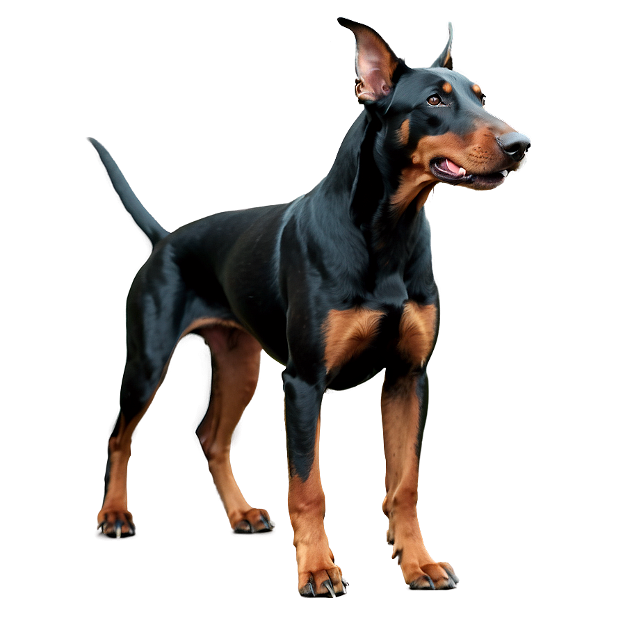 Realistic Doberman Png 06252024