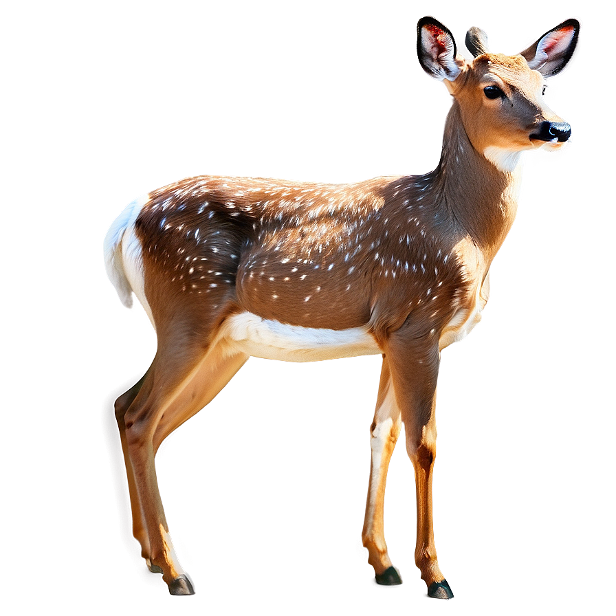 Realistic Doe Drawing Png Lsq