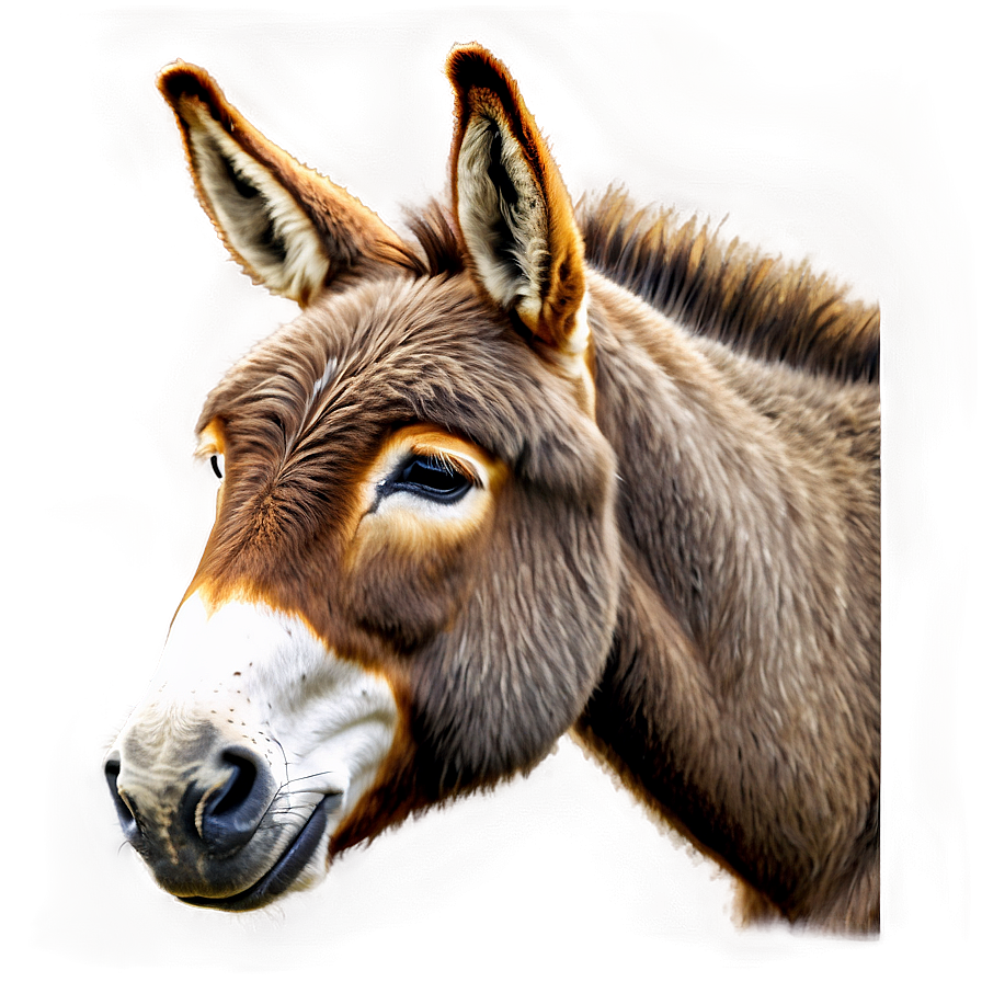 Realistic Donkey Drawing Png 23