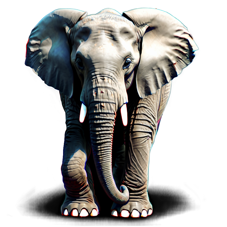 Realistic Elephant Drawing Png Yru