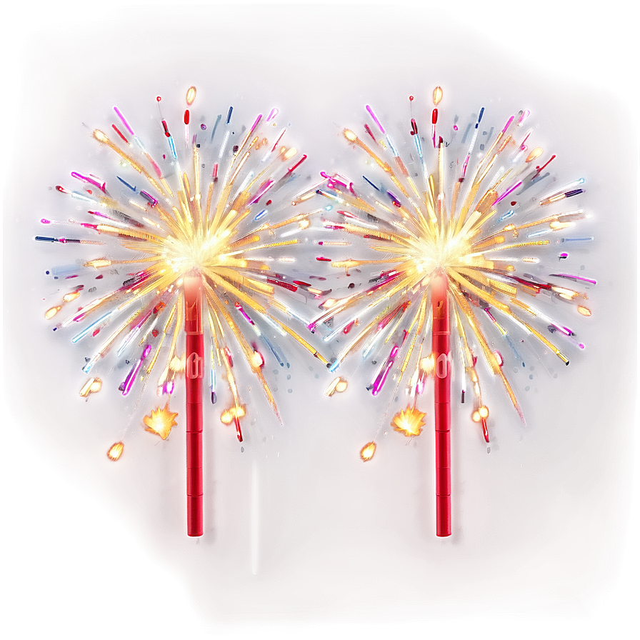 Realistic Firecrackers Burst Png 65