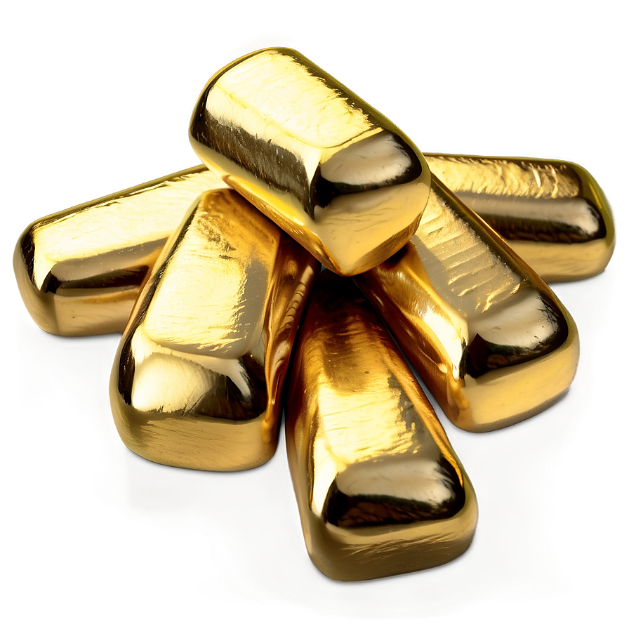 Realistic Gold Pile Png 48