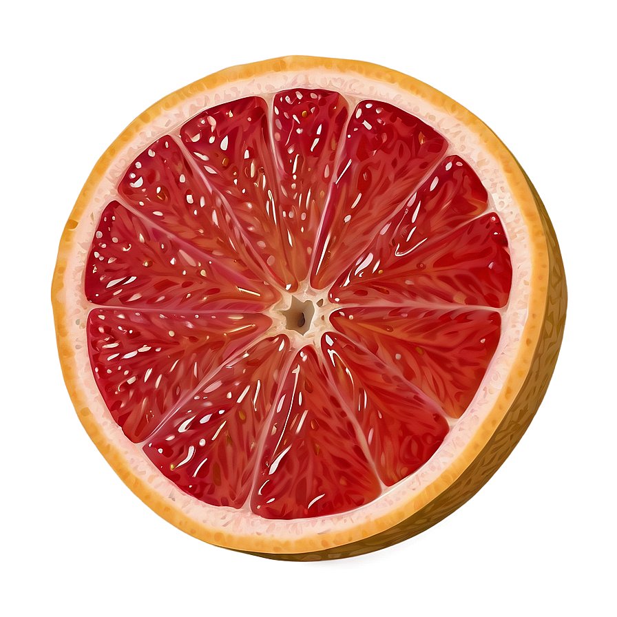 Realistic Grapefruit Slice Png Qqg