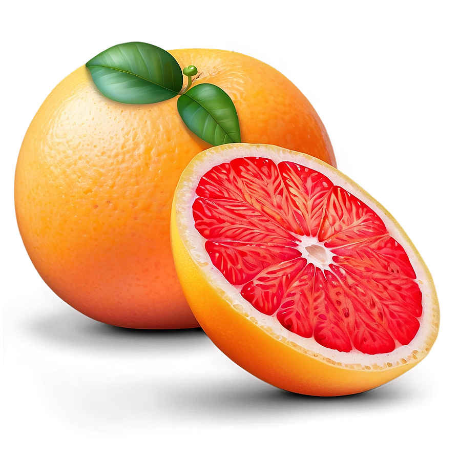 Realistic Grapefruit Slice Png Wwj