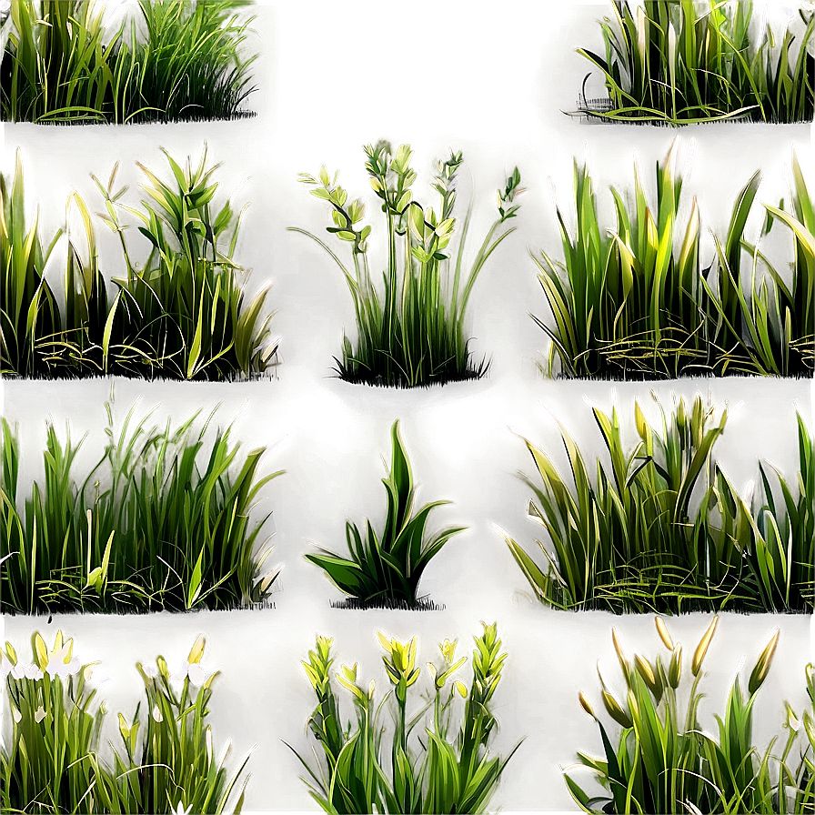 Realistic Grass Border Png 04292024