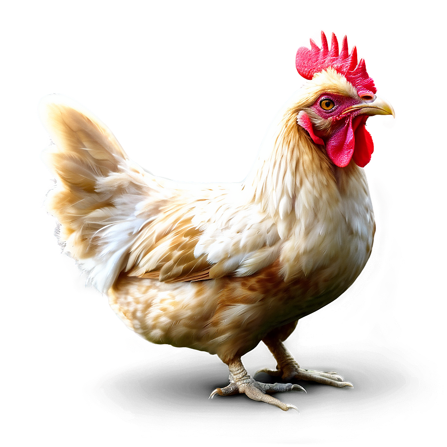 Realistic Hen Illustration Png Gei4