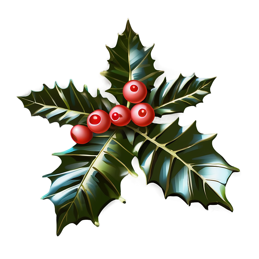 Realistic Holly Png 54