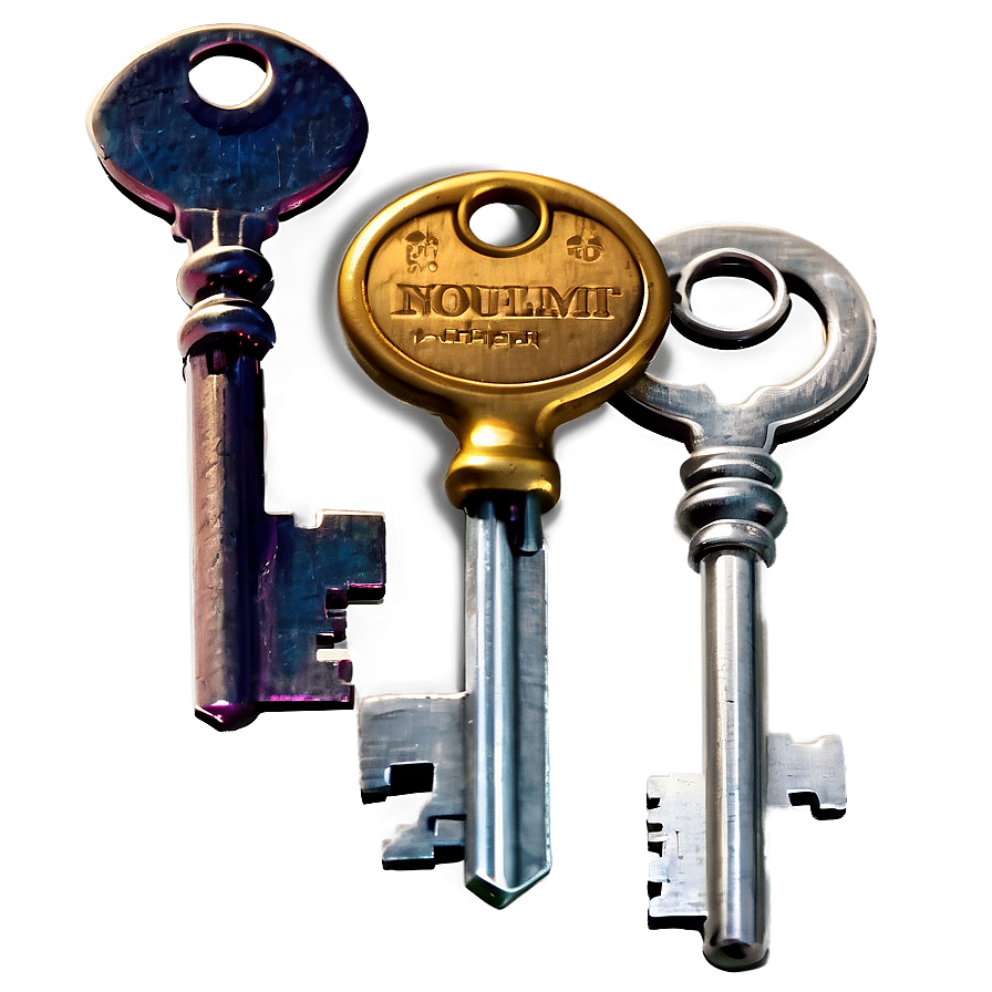 Realistic House Key Png 06292024