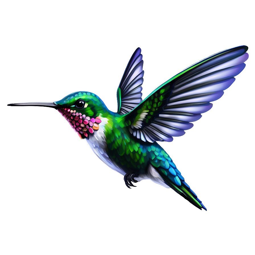 Realistic Hummingbird Art Png Pxj