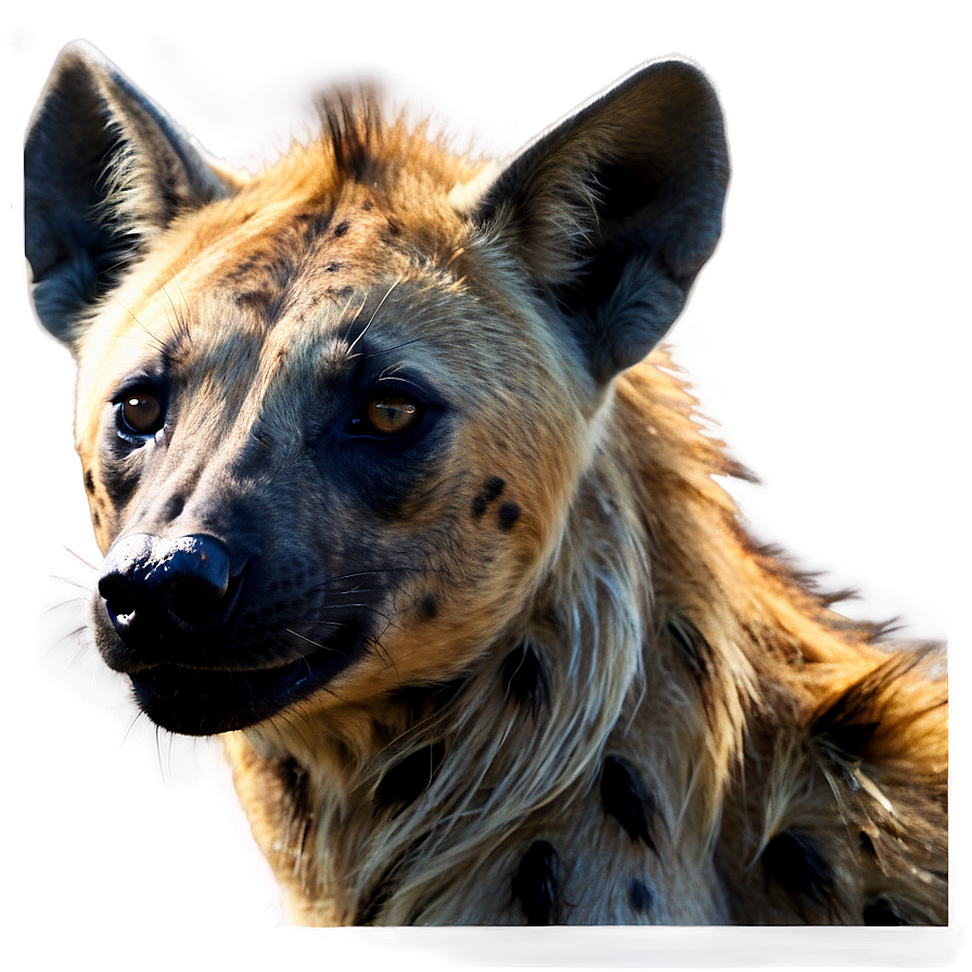 Realistic Hyena Art Png 37