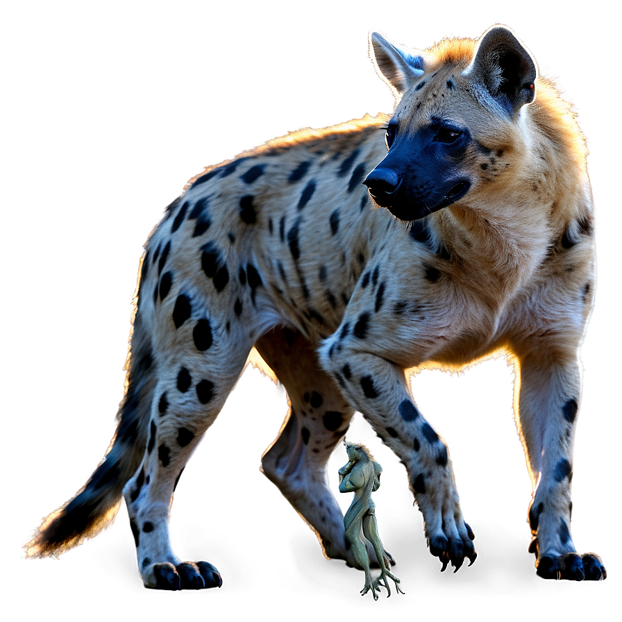 Realistic Hyena Art Png Lwb11