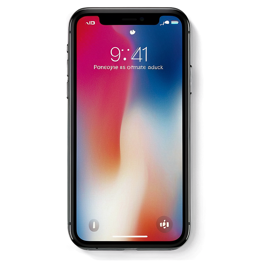 Realistic Iphone X Mockup Png Qsm