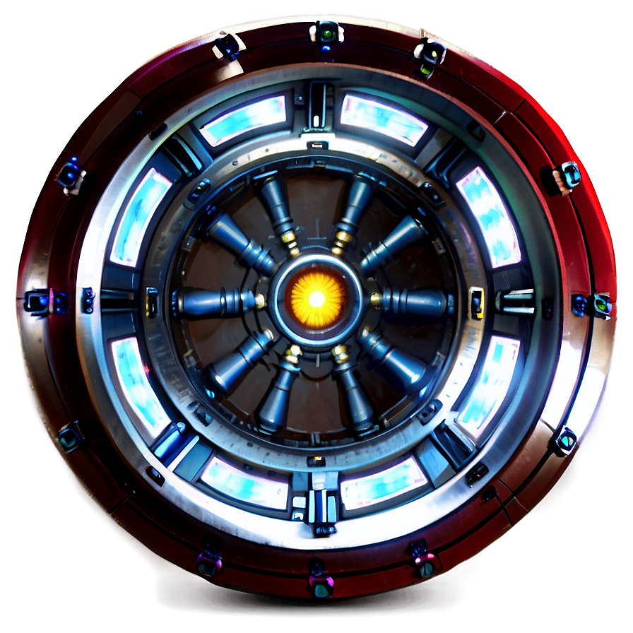 Realistic Iron Man Reactor Png Cdr