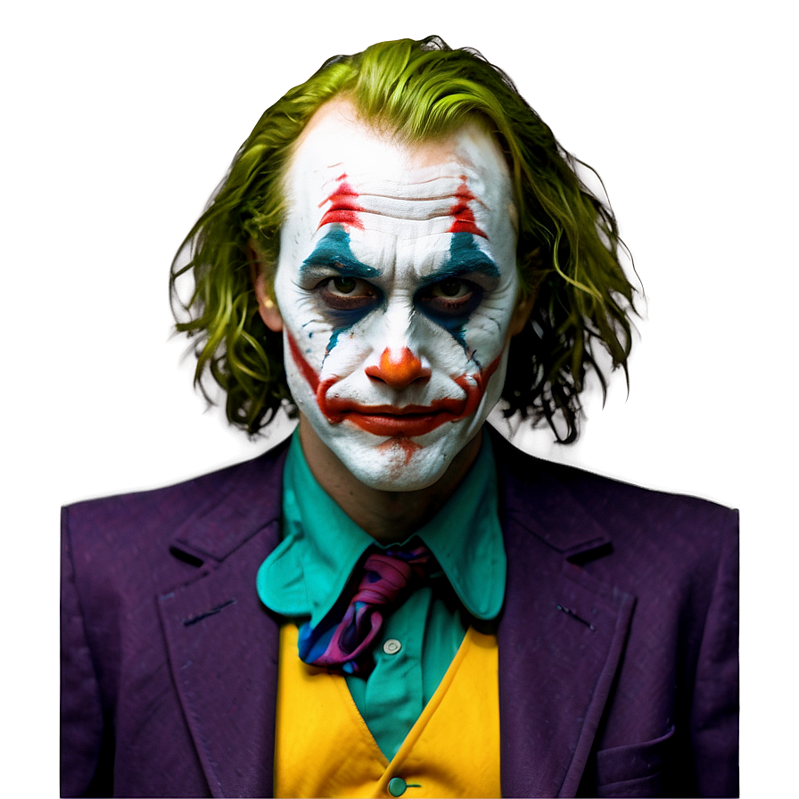 Realistic Joker Makeup Effect Png 06272024