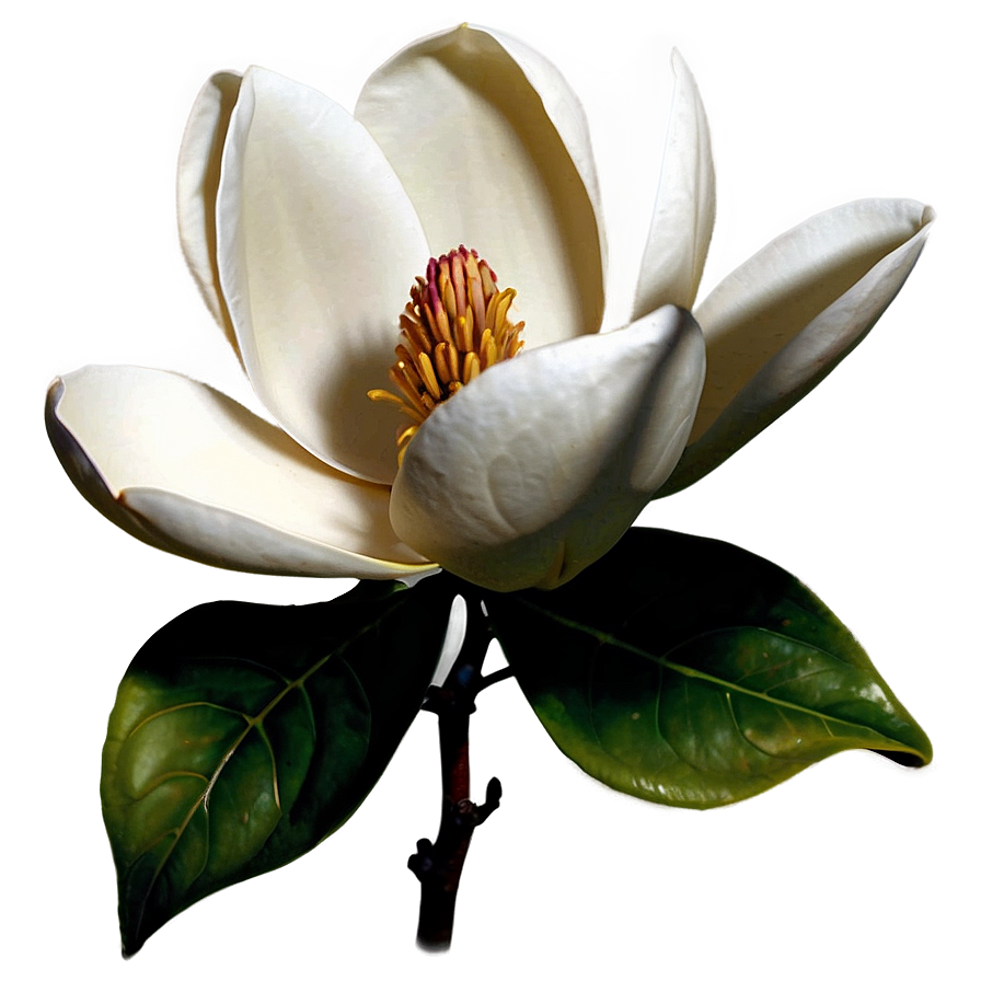 Realistic Magnolia Flower Image Png Tpk7