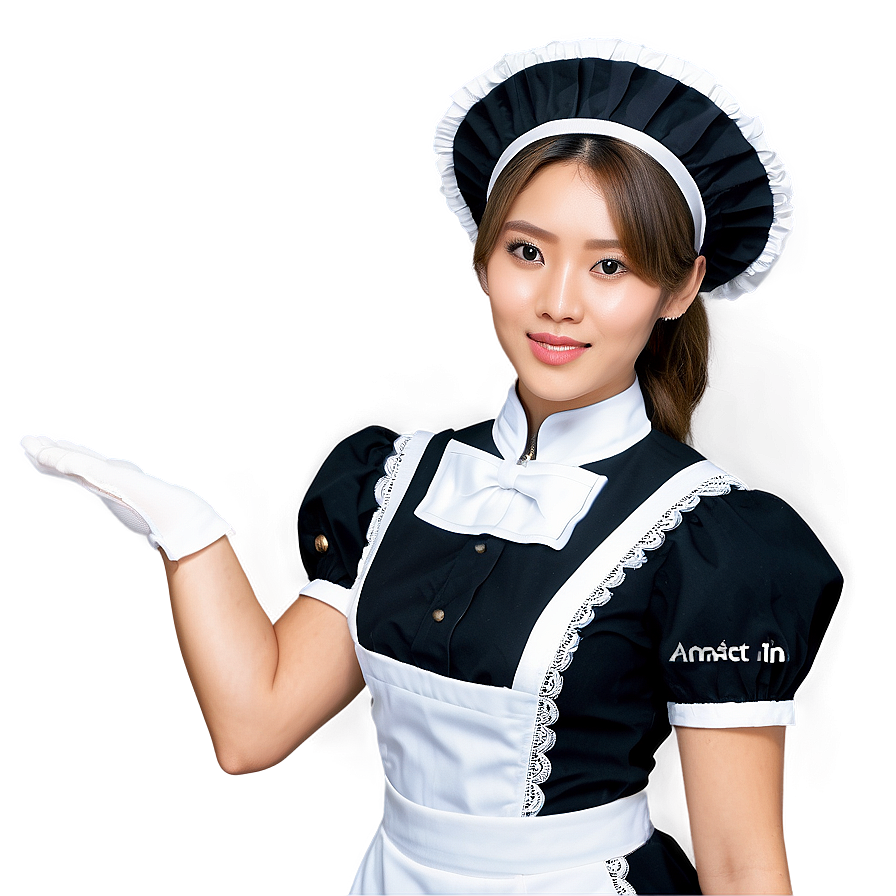 Realistic Maid Hat Representation Png 65