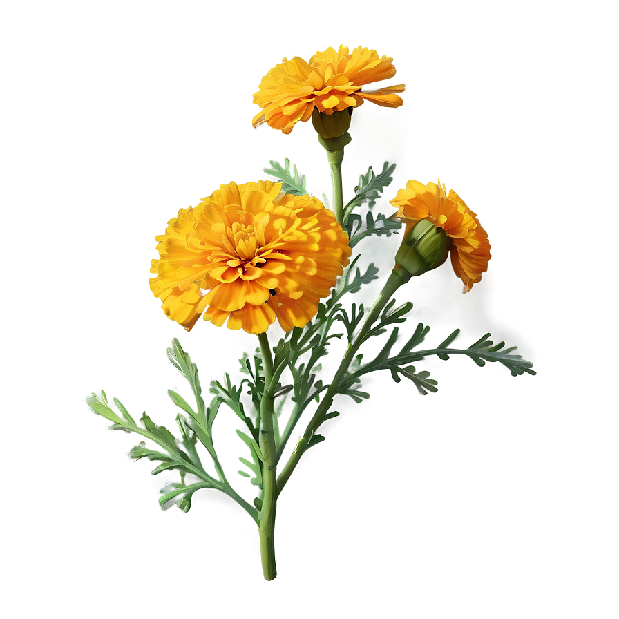 Realistic Marigold Png 06112024