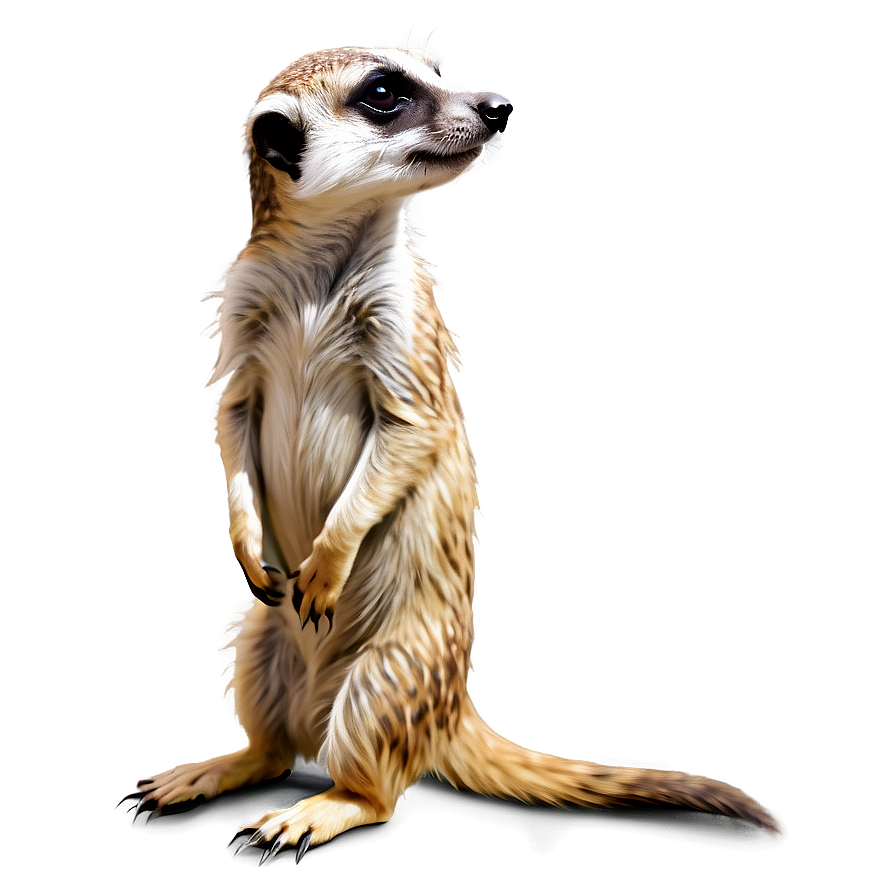 Realistic Meerkat Illustration Png Ejo96