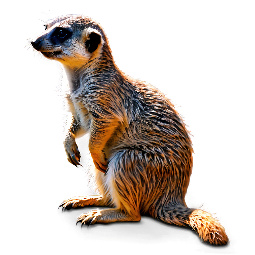 Realistic Meerkat Illustration Png Ute69