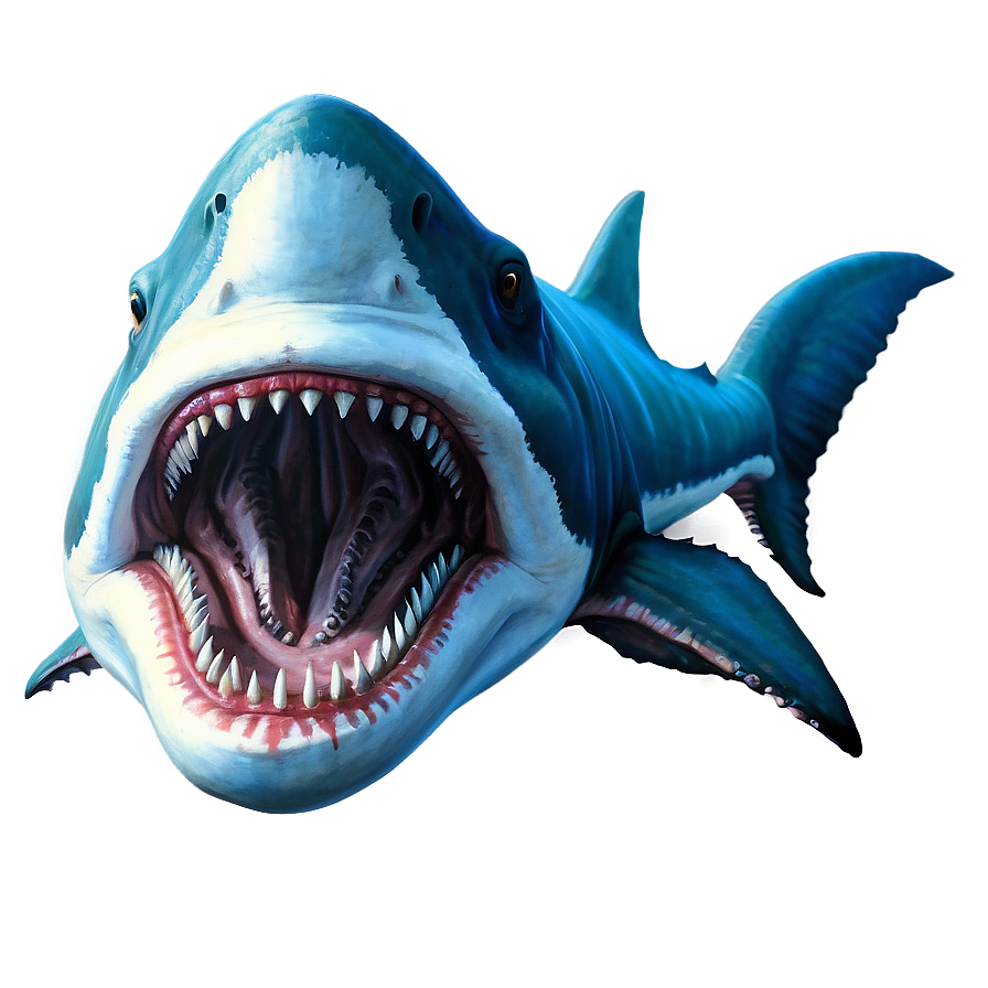 Realistic Megalodon Drawing Png Ive58