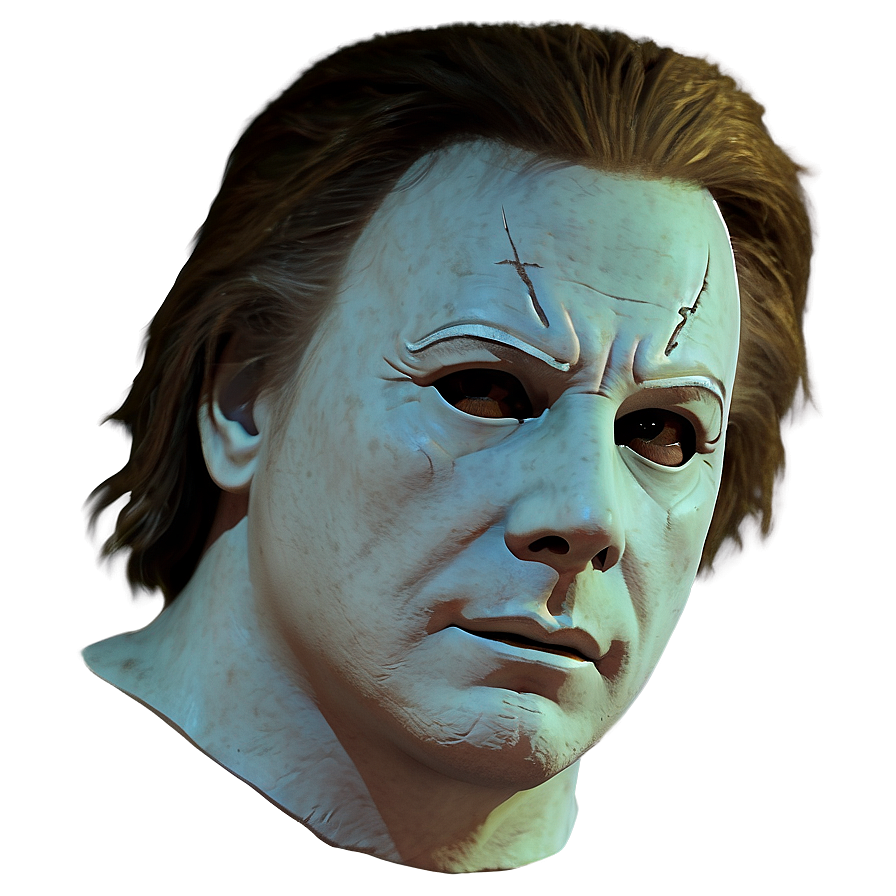 Realistic Michael Myers Face Render Png Ypk36