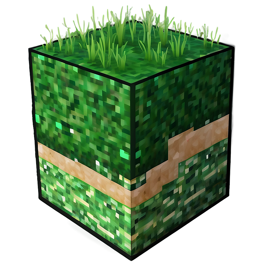 Realistic Minecraft Grass Block Png Ltg75