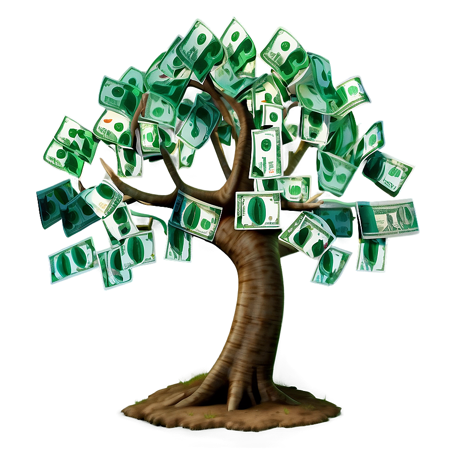 Realistic Money Tree Graphic Png Ylb40