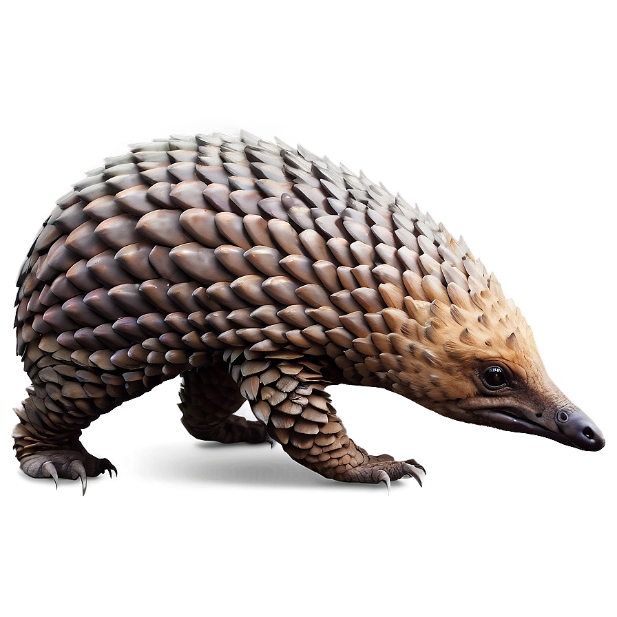 Realistic Pangolin Illustration Png 06212024