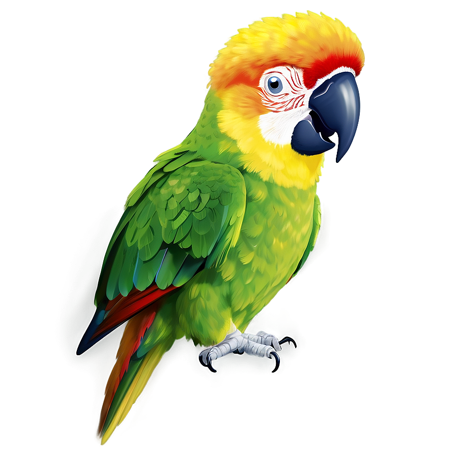 Realistic Parrot Png 05242024