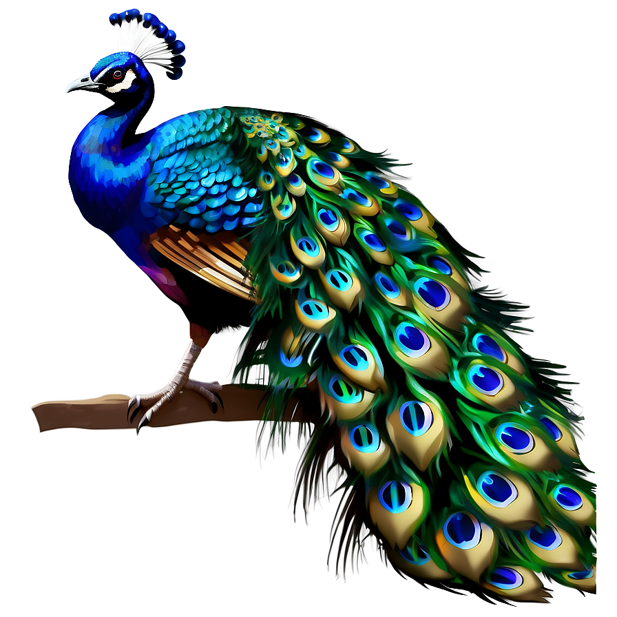 Realistic Peacock Bird Png 3