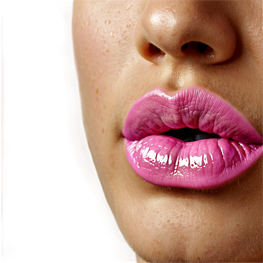 Realistic Pink Lips Png 06212024