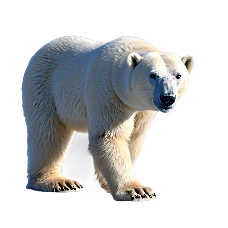 Realistic Polar Bear Png 05062024