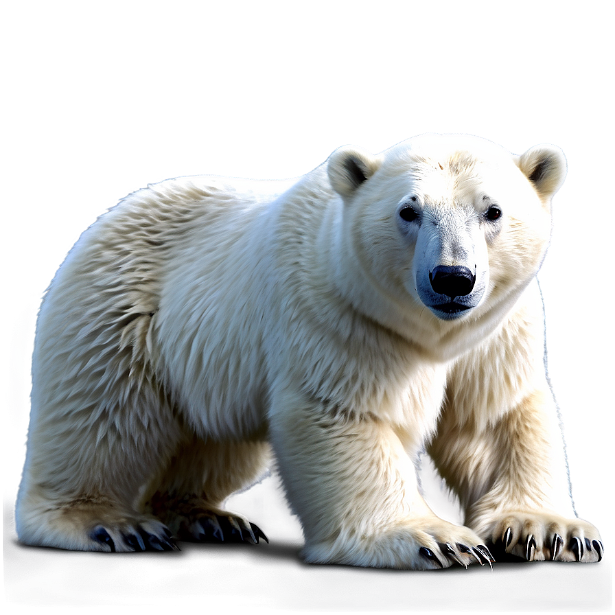 Realistic Polar Bear Png Omu