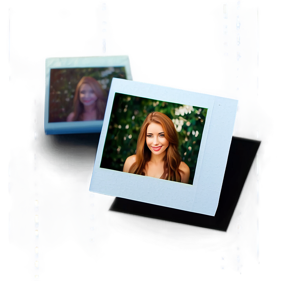 Realistic Polaroid Film Illustration Png 06202024