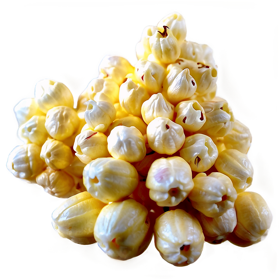 Realistic Popcorn Kernel Png 06292024