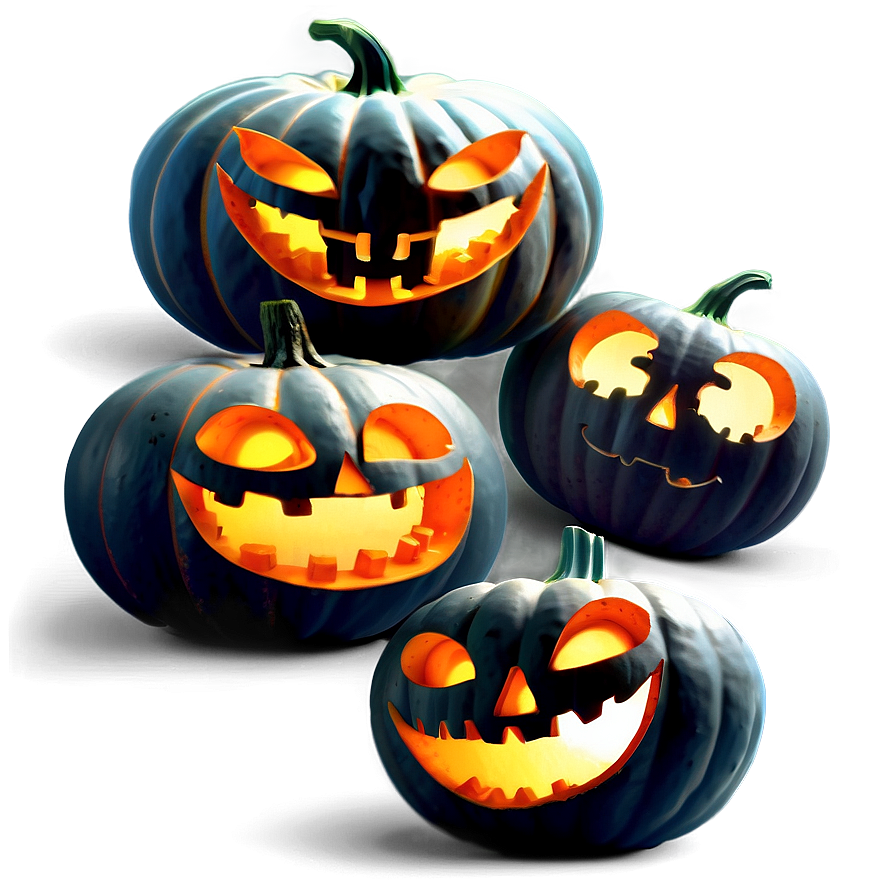 Realistic Pumpkin Face Png 06132024