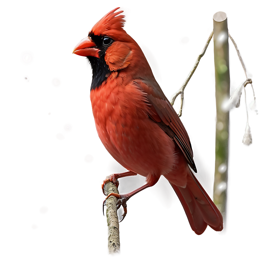 Realistic Red Cardinal Bird Png Tto