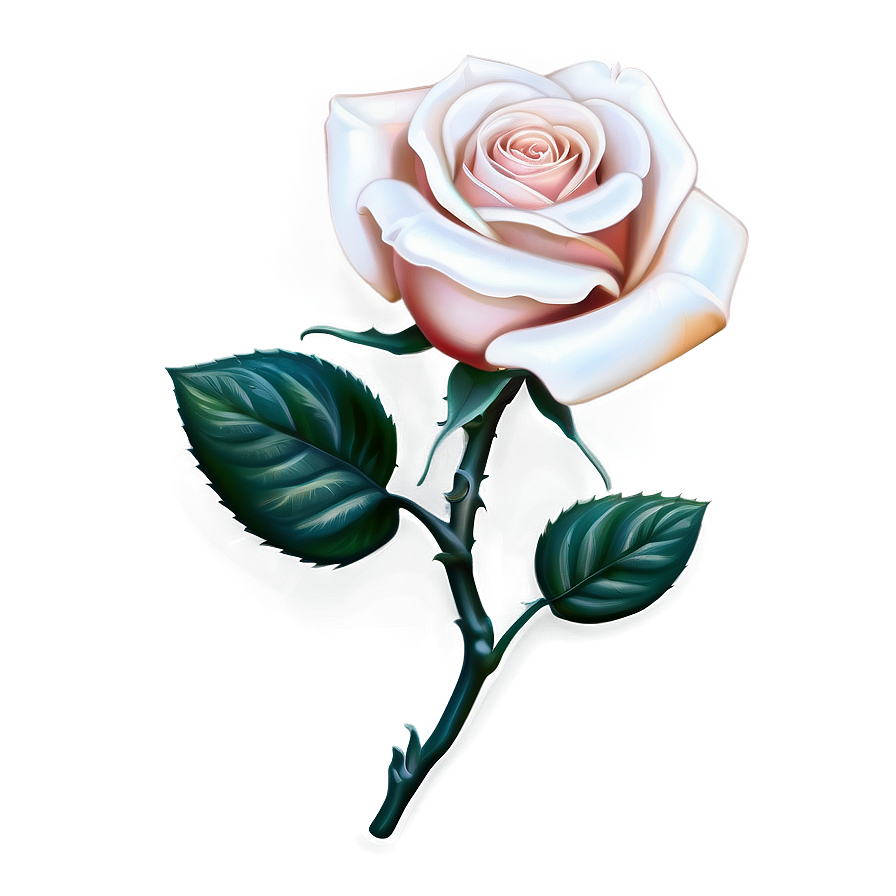 Realistic Rose Tattoo Illustration Png Uft