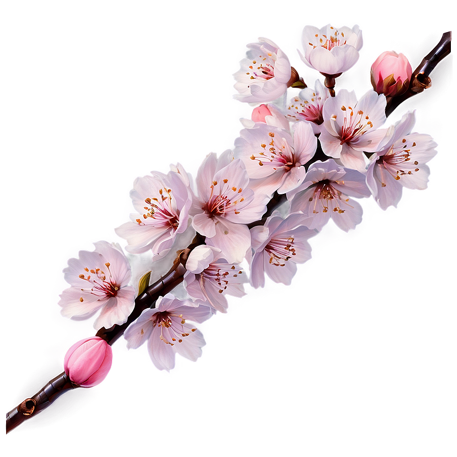 Realistic Sakura Blossom Png Wlo