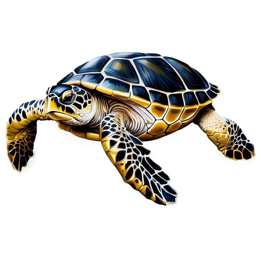 Realistic Sea Turtle Drawing Png 05242024