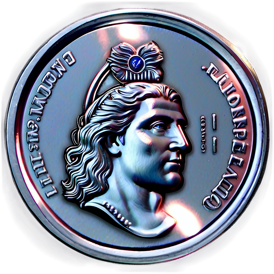 Realistic Silver Coin Image Png Jyk