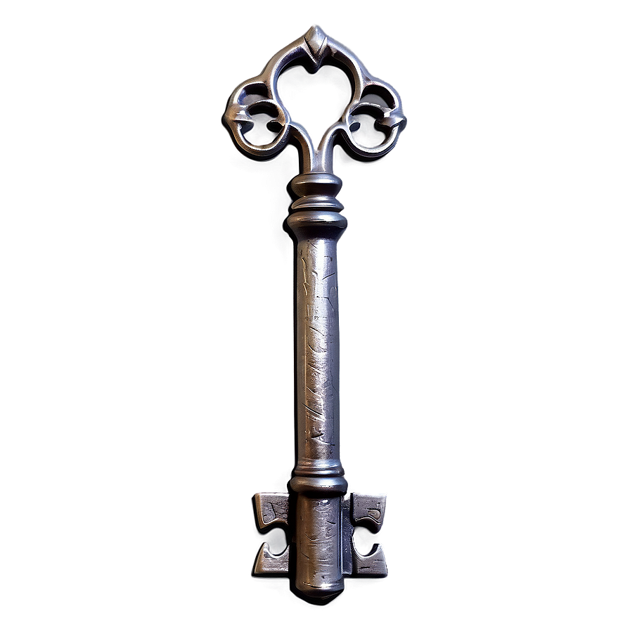 Realistic Skeleton Key Design Png 06212024