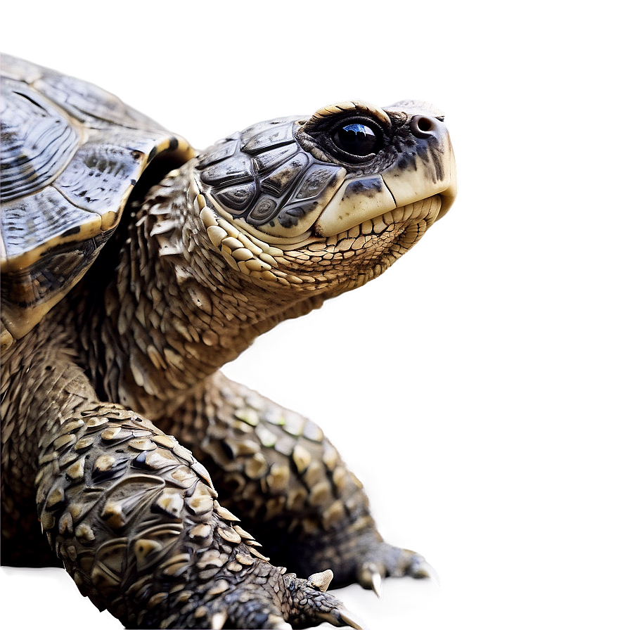 Realistic Snapping Turtle Illustration Png Tbv